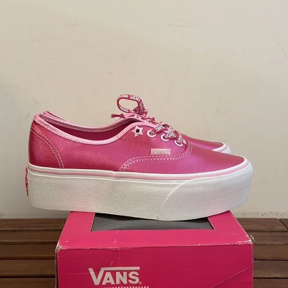 Vans Barbie Authentic Stackform Skate Shoes US Women 6/UK 3.5/EU 36
